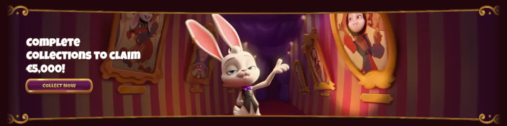 Magius collection challenges banner offering cash rewards for completion